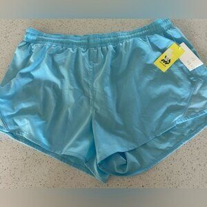 All in Motion women’s mid-rise run shorts Blue Athletic Shorts size XXL NWT